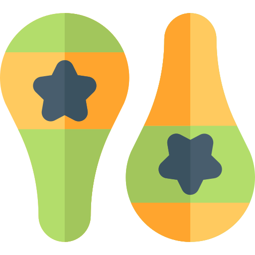 maracas Basic Rounded Flat icono