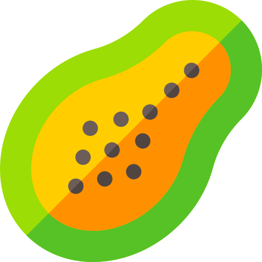 papaya Basic Rounded Flat icon