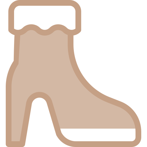 ブーツ Detailed color Lineal color icon