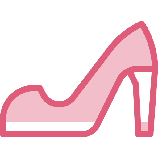 High heels Detailed color Lineal color icon