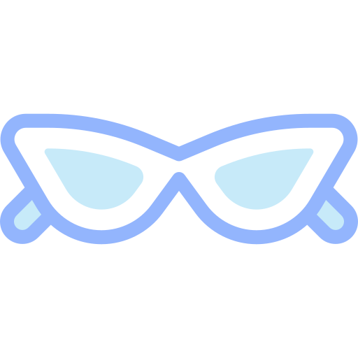 des lunettes de soleil Detailed color Lineal color Icône