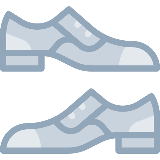 신발 Detailed color Lineal color icon