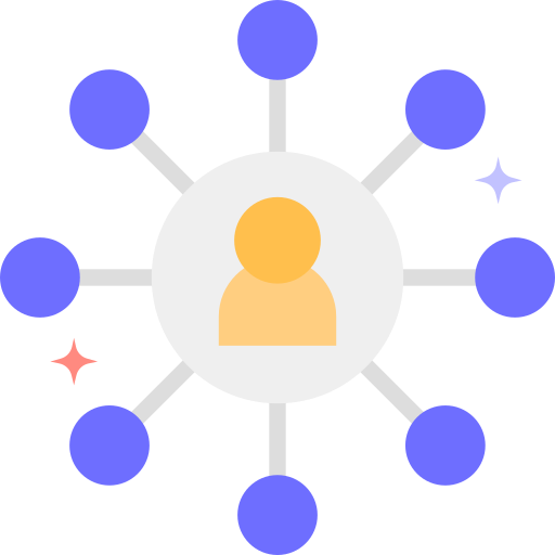 Social network SBTS2018 Flat icon