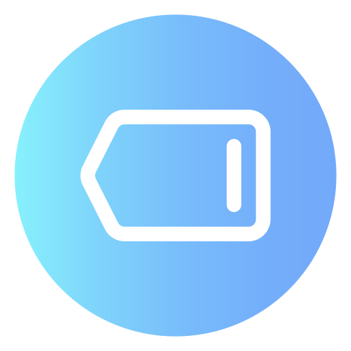 usuń symbol Generic Flat Gradient ikona