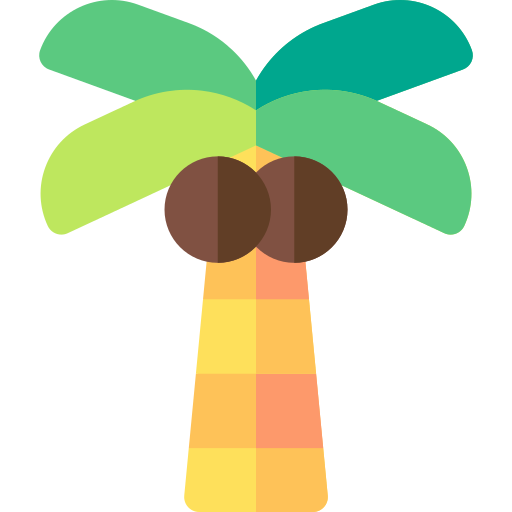 Пальма Basic Rounded Flat иконка