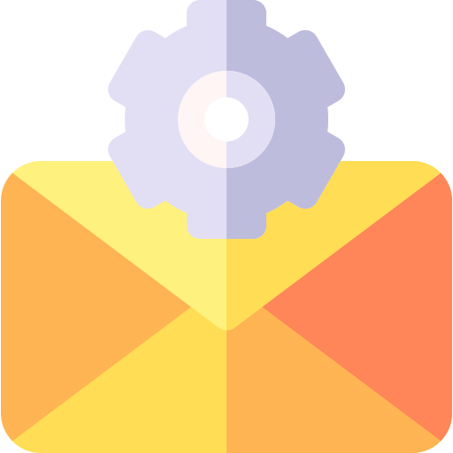 Mail Basic Rounded Flat icon