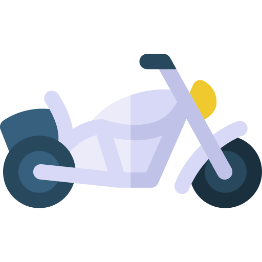 moto Basic Rounded Flat Icône
