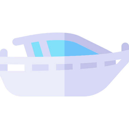 jacht Basic Rounded Flat icoon