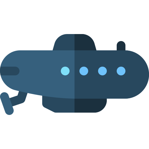 잠수함 Basic Rounded Flat icon