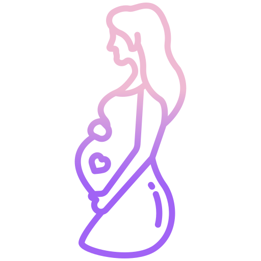 妊娠中 Icongeek26 Outline Gradient icon
