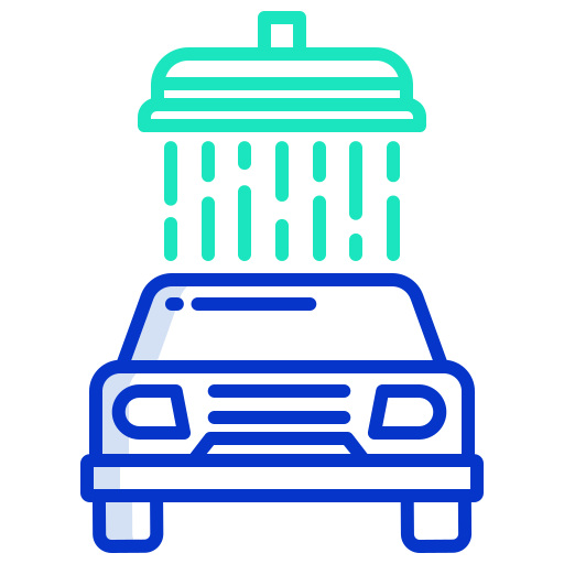 carwash Icongeek26 Outline Colour icoon