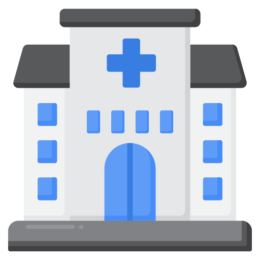 szpital Flaticons Flat ikona