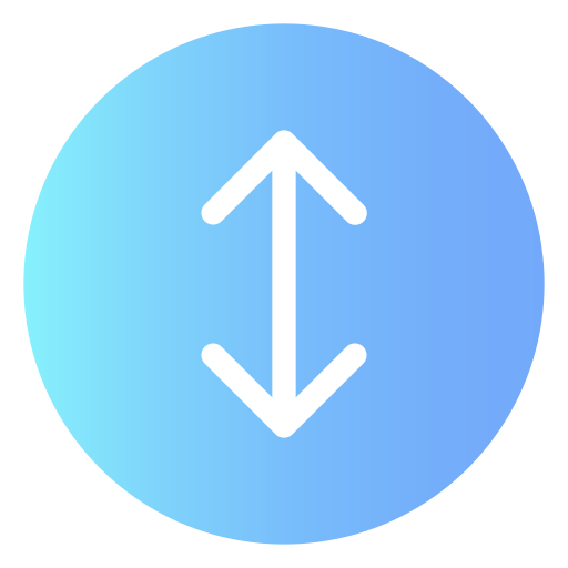 twee pijlen Generic Flat Gradient icoon