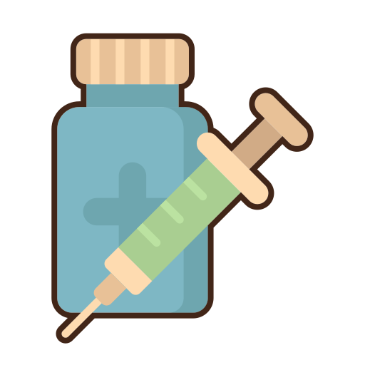 inmunización Flaticons Lineal Color icono