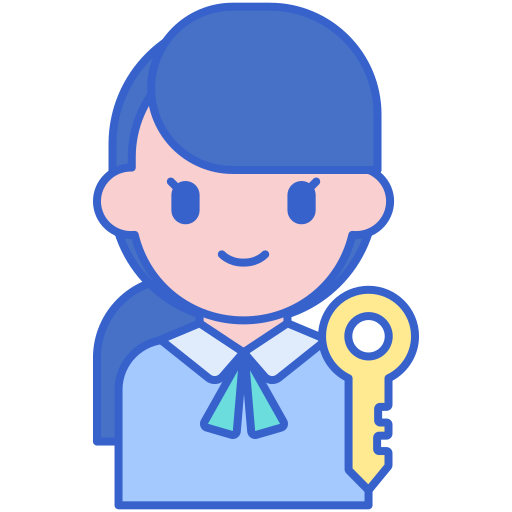 Key person Flaticons Lineal Color icon
