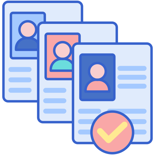 Recruitment Flaticons Lineal Color icon