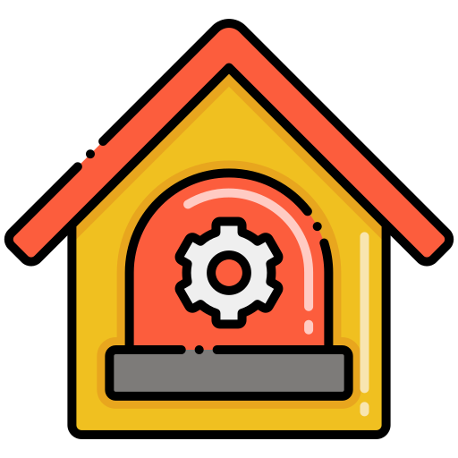 Alarm system Flaticons Lineal Color icon
