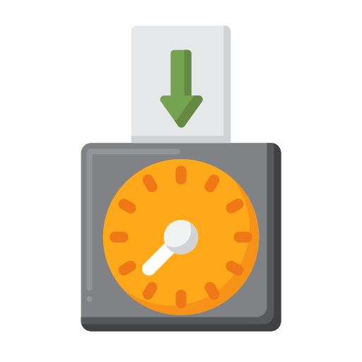 Clock in Flaticons Flat icon