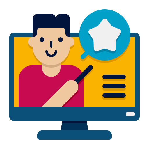 Online class Flaticons Flat icon