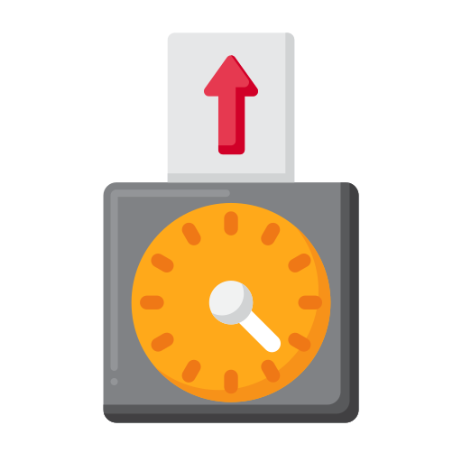 clock out Flaticons Flat Ícone