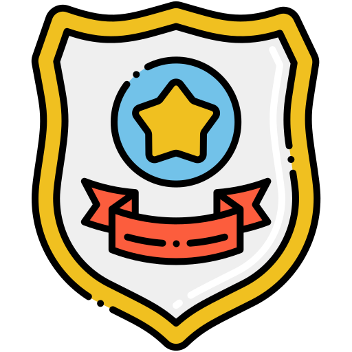 Badge Flaticons Lineal Color icon