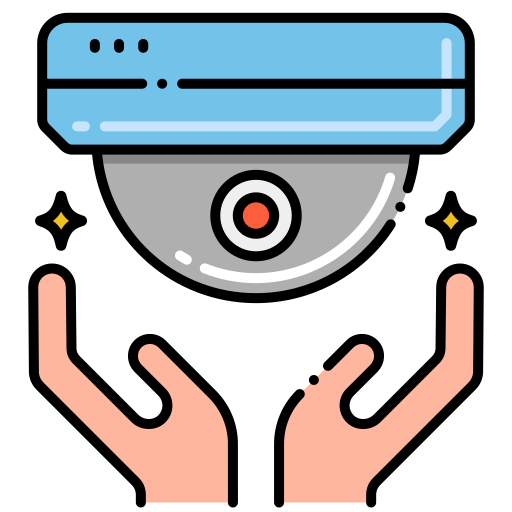Überwachungskamera Flaticons Lineal Color icon