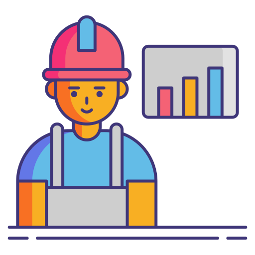 Employees Flaticons Lineal Color icon