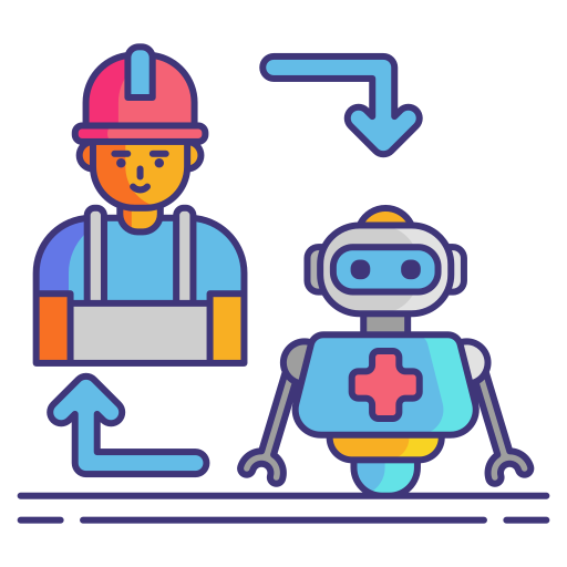 Workers Flaticons Lineal Color icon