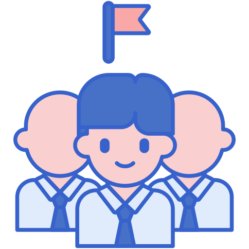 Leadership Flaticons Lineal Color icon