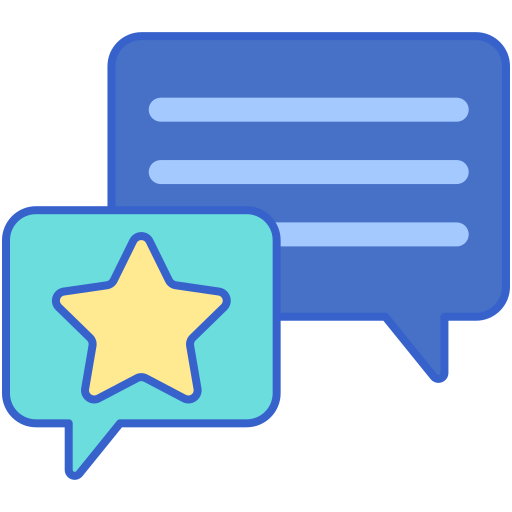 Testimonials Flaticons Lineal Color icon