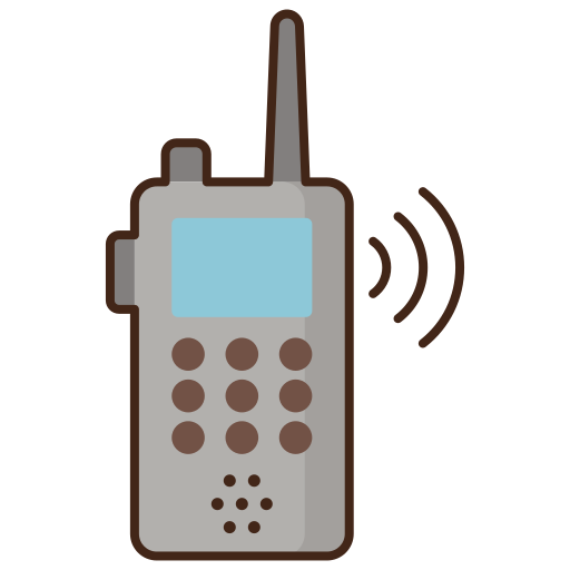 walkie talkie Flaticons Lineal Color icono