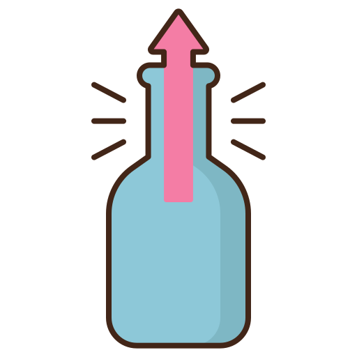 collo di bottiglia Flaticons Lineal Color icona