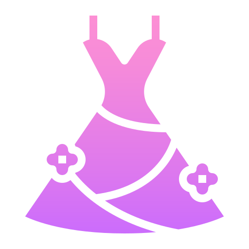 sukienka panny młodej Generic Flat Gradient ikona