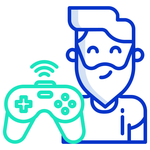 Gamer Icongeek26 Outline Colour icon