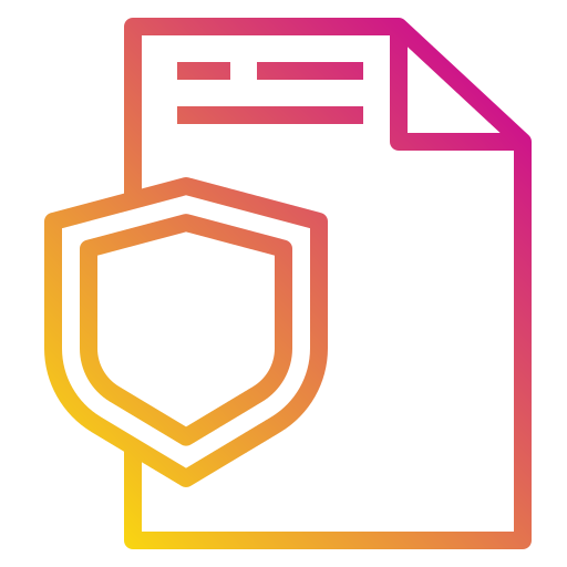 Protection Payungkead Gradient icon