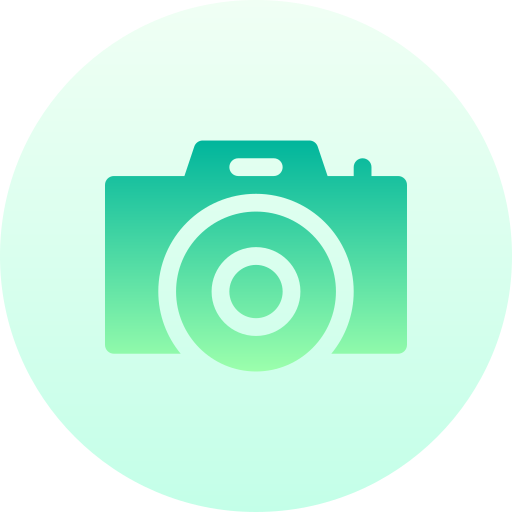 kamera Basic Gradient Circular icon