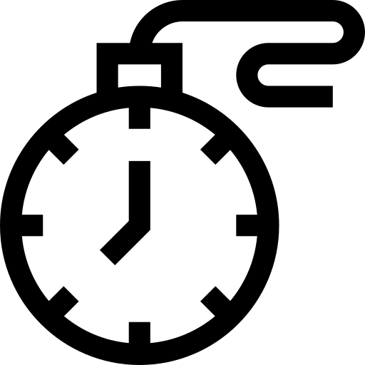 zegarek kieszonkowy Basic Straight Lineal ikona