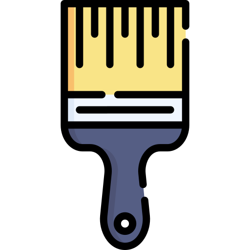 cepillo de pintura Special Lineal color icono