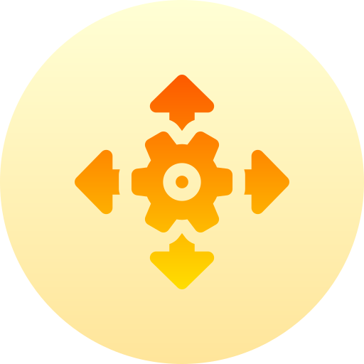 kontrola Basic Gradient Circular ikona