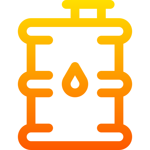 barril Basic Gradient Lineal color icono