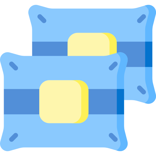 Bed pillows Special Flat icon