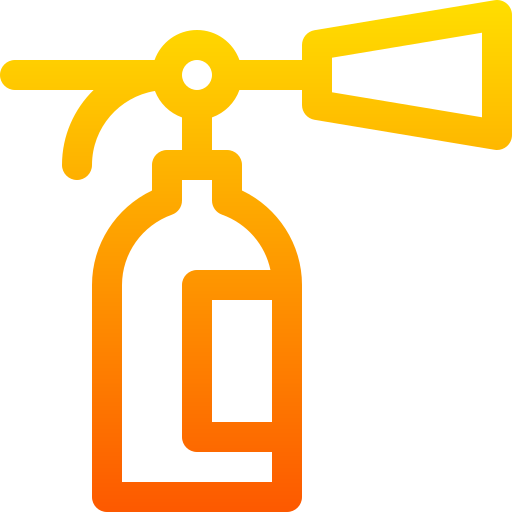 Extinguisher Basic Gradient Lineal color icon
