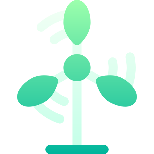 풍력 발전 Basic Gradient Gradient icon