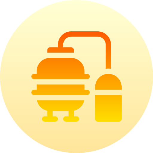 Gas storage Basic Gradient Circular icon