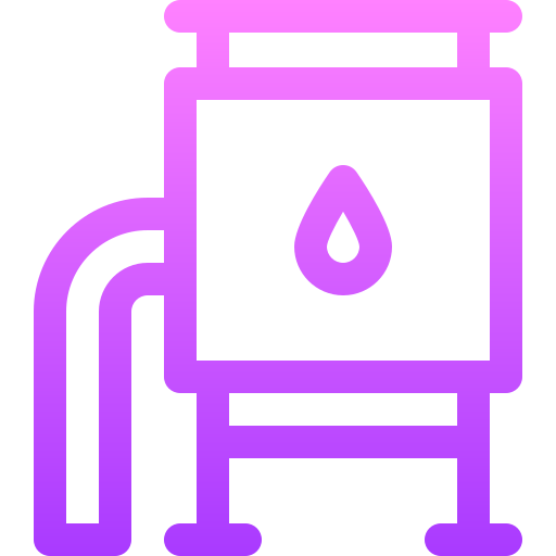 tanque de aceite Basic Gradient Lineal color icono