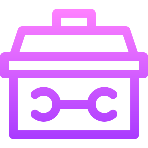 Ящик для инструментов Basic Gradient Lineal color иконка