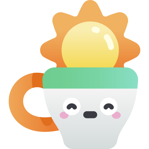 desayuno Kawaii Star Gradient icono