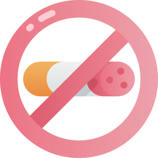 zakaz palenia Kawaii Star Gradient ikona