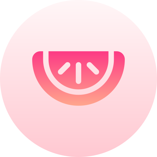 砂糖漬けの果物 Basic Gradient Circular icon