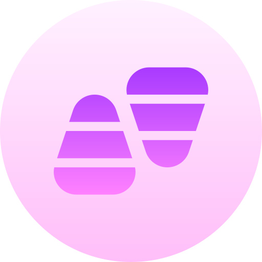 snoep mais Basic Gradient Circular icoon